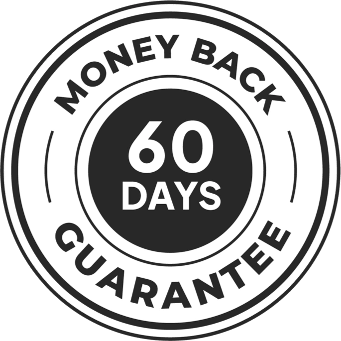 MemoHoney 60-day money-back guarantee seal